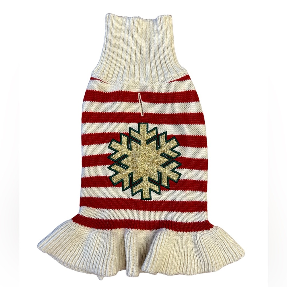 🤩 SALE Holiday Tails Dog Snowflake Sweater